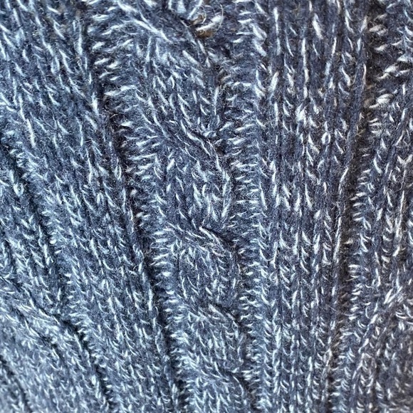 Abercrombie & Fitch Vintage Merino Wool Blend Knit Open Front Cardigan - Picture 6 of 8